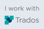 I work with Trados I work with Trados
